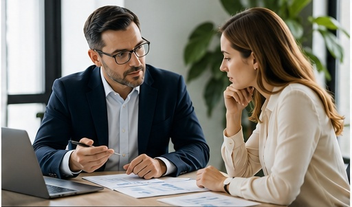 Equipo de trabajo cerrando acuerdo de consultoría empresarial